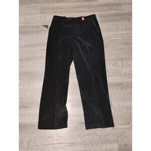 Kenneth Roberts Black Baby Corduroy Flat Front Pants Men’s Size 36x32